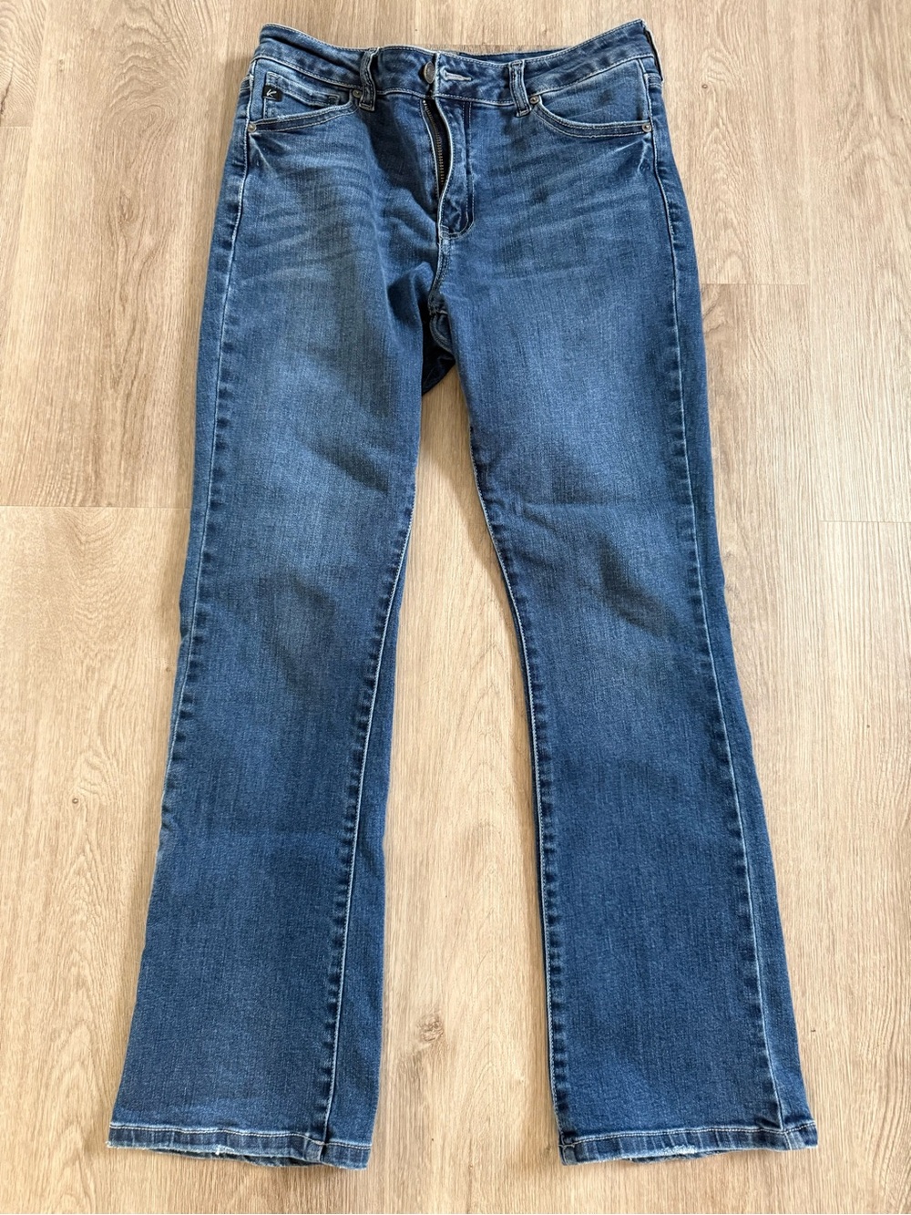 KanCan Womens Blue Denim Jeans - Straight Fit